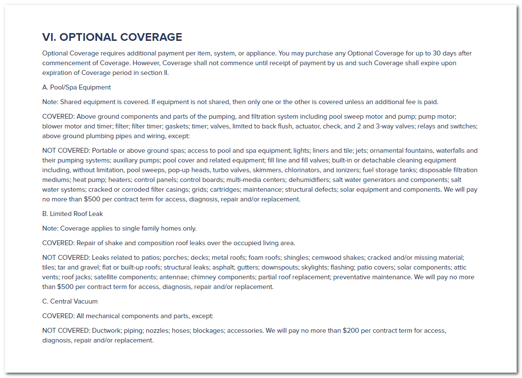 American Home Shield Warranty Coverage
