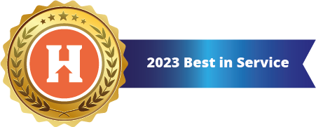  HomeWarrantyReviews.com award winner American Home shield as 2023's Best in service
