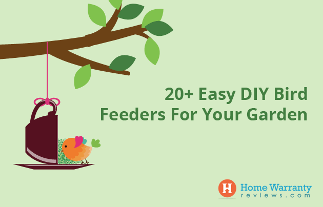 20+ Easy DIY Bird Feeders For Your Garden