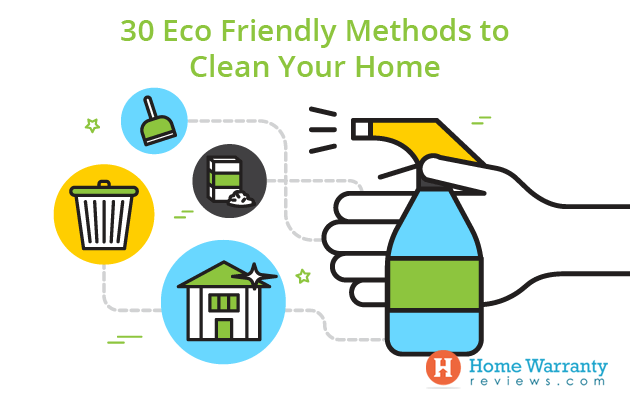 30 Eco Friendly Methods to Clean Your Home