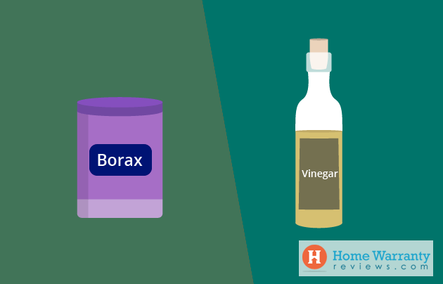 borax and vinegar