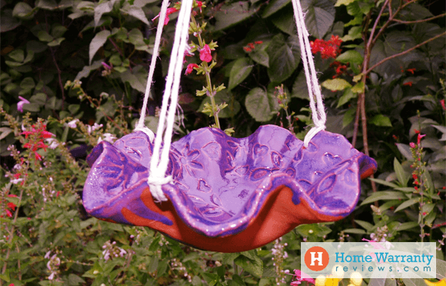 Clay Bird Feeder