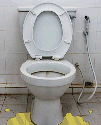 toilet super clogged