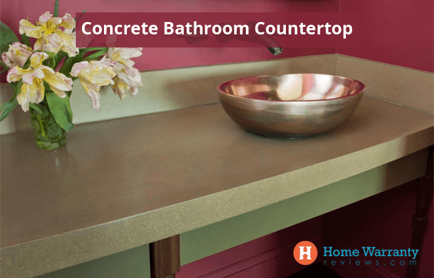 concrete bathroom countertops