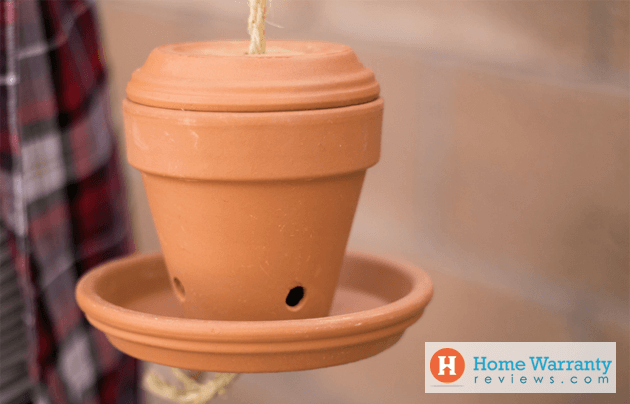 Flower Pot Bird Feeder