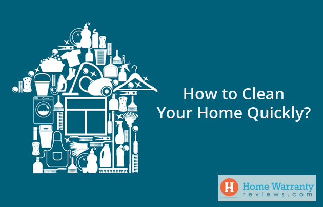 how to clean your home quickly