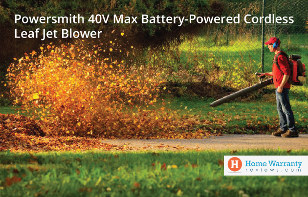 Powersmith 40V Max Battery-Powered Cordless Leaf Jet Blower