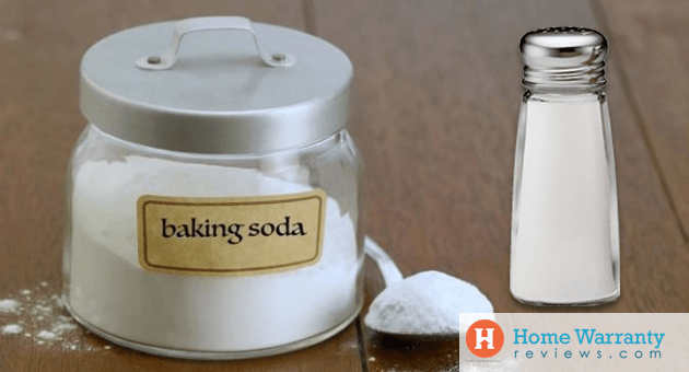 baking soda and salt