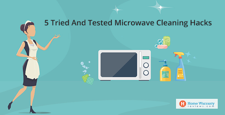 how to easily clean a microwave