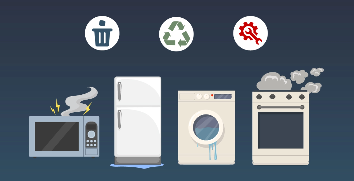 Should You Dispose/Recycle/Repair Your Old Home Appliances
