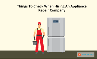 hiring an appliance repair company